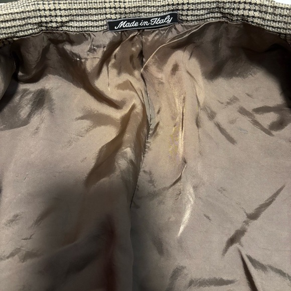 VTG Giorgio Armani Le Collezioni Blazer 42L Wool Blend Oversized Y2K Academia - Picture 7 of 10